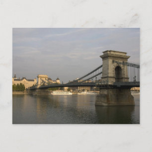 Postal Puente de cadena de Szechenyi del lanchid de