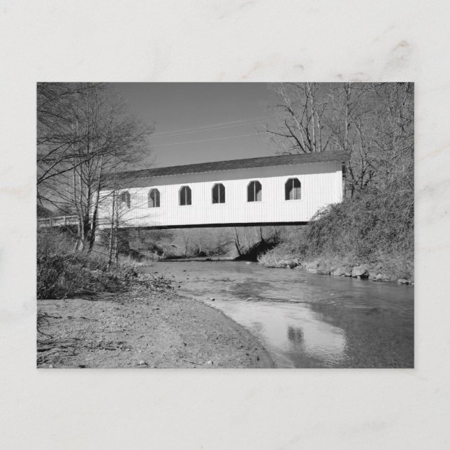 Postal Puente de Creek Grave (Anverso)