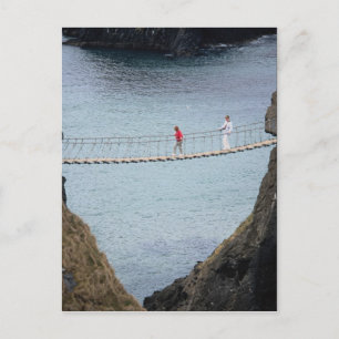Postal Puente de cuerda Carrick-A-Rede, Ballintoy, Co. An