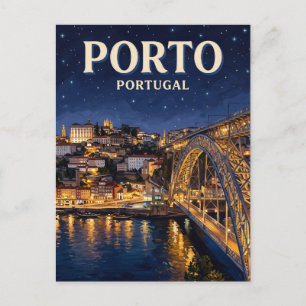 Postal Puente de Dom Luís I Oporto Portugal