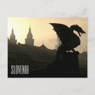 Postal puente de dragón de ljubljana