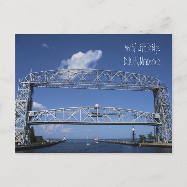 Postal Puente de elevación aérea/Duluth, Minnesota (Anverso)