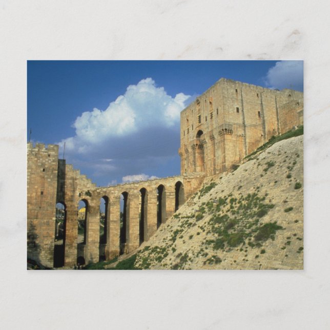 Postal Puente de entrada y foso, La ciudadela, Alepo, Sir (Anverso)