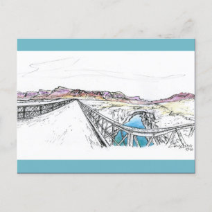 Postal Puente de ferris de Lee, NM