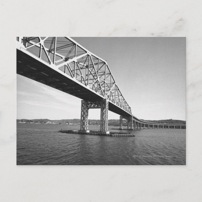 Postal Puente de hierro B&W (Anverso)