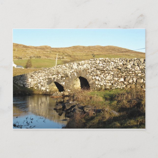 Postal Puente de hombre tranquilo (Anverso)