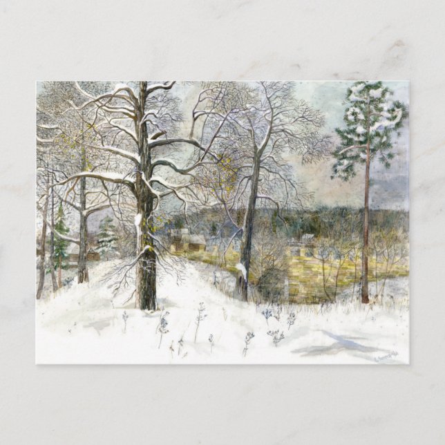 Postal puente de invierno (Anverso)