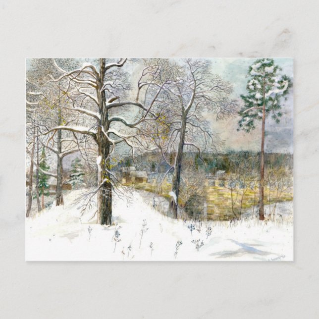 Postal puente de invierno (Anverso)