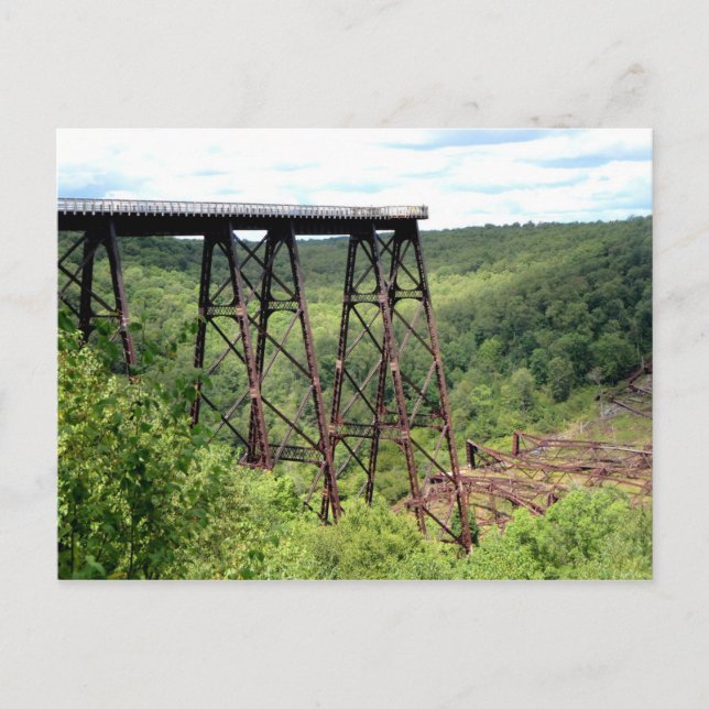 Postal Puente de Kinzua Skywalk (Anverso)