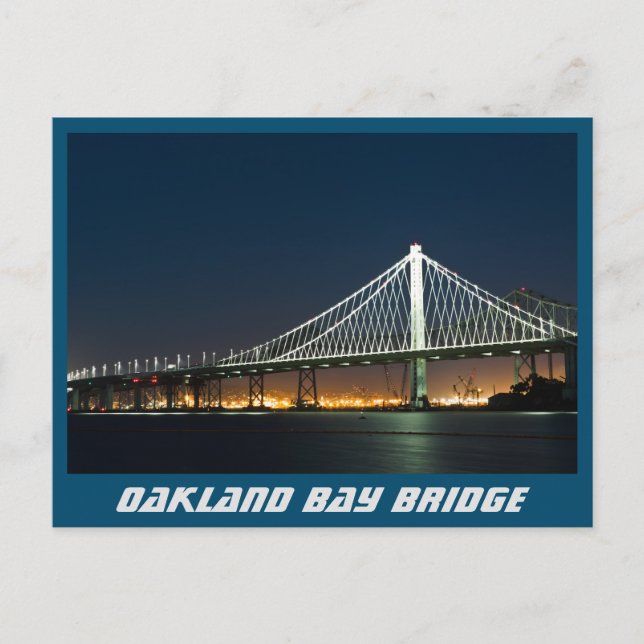 Postal Puente de la Bahía de Oakland (Anverso)