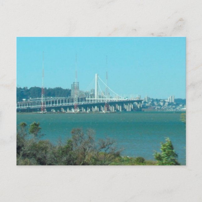 Postal - Puente de la Bahía de Oakland (Anverso)