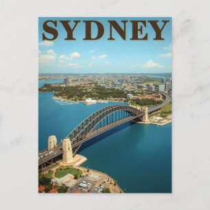 Postal Puente de la Bahía de Sydney Australia