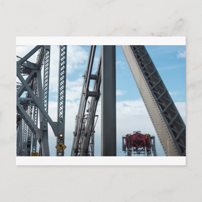Postal Puente de la Bahía y Construcción (Anverso)
