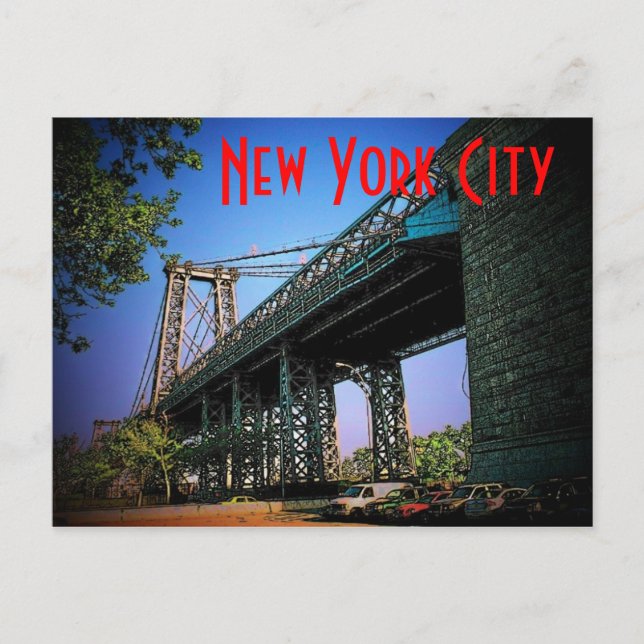 Postal puente de la ciudad de Nueva York (Anverso)