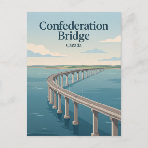 Postal Puente de la Confederación Canadá