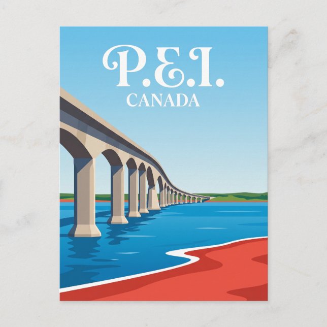 Postal Puente de la Confederación Canadá (Anverso)
