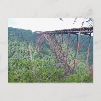 Postal Puente de la Nueva Garganta del Río WV