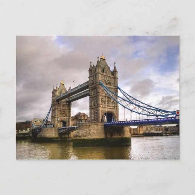 Postal Puente de la torre de Londres (Anverso)