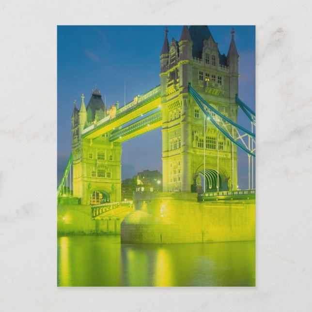 Postal Puente de la Torre, Londres, Inglaterra (Anverso)