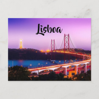 Postal puente de Lisboa
