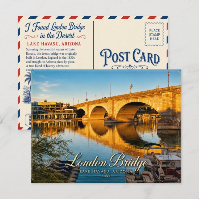 Postal Puente de Londres (Anverso / Reverso)