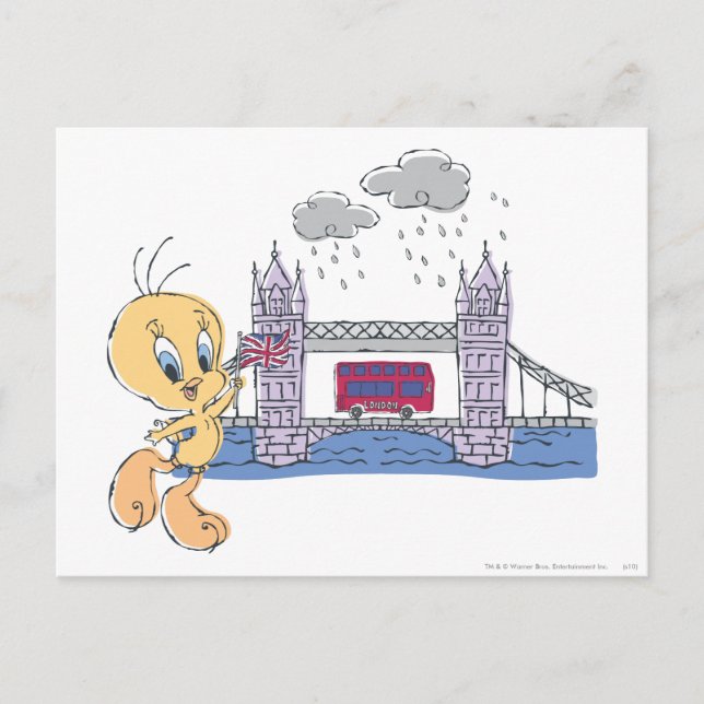 Postal Puente de Londres TWEETY™ (Anverso)
