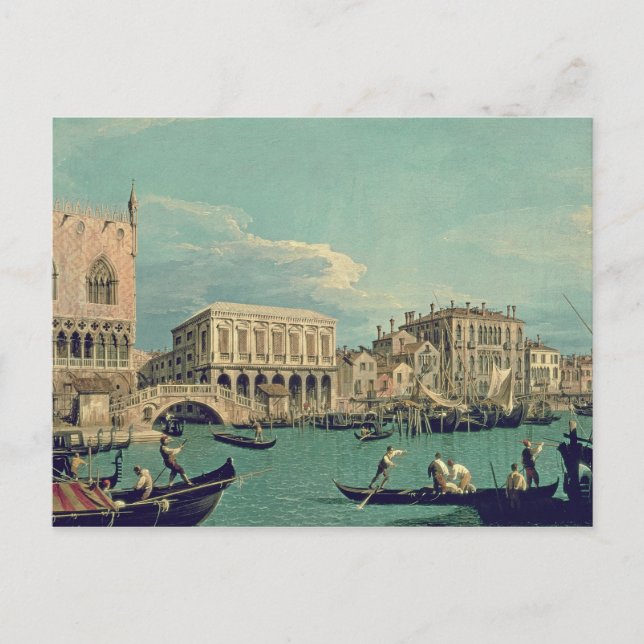 Postal Puente de los suspiros, Venecia c.1740 (Anverso)