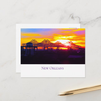 Postal PUENTE DE NUEVA ORLEANS, Louisiana, EE. UU.