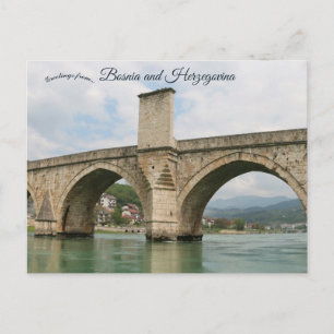 Postal Puente de Piedra en Visegrad Bosnia y Herzegovina
