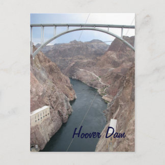 Postal Puente de represa Hoover