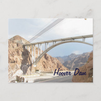 Postal Puente de represa Hoover