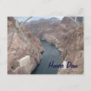 Postal Puente de represa Hoover