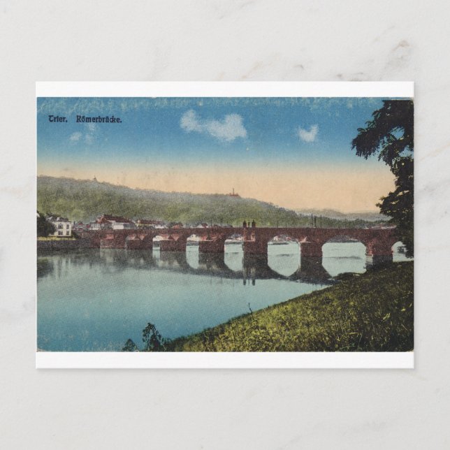 Postal Puente de Romerbrucke del Trier (Anverso)
