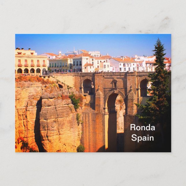 Postal Puente de Ronda en España (Anverso)
