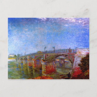 Postal Puente de Sena en Asnières (F240)Bella Artes Van G
