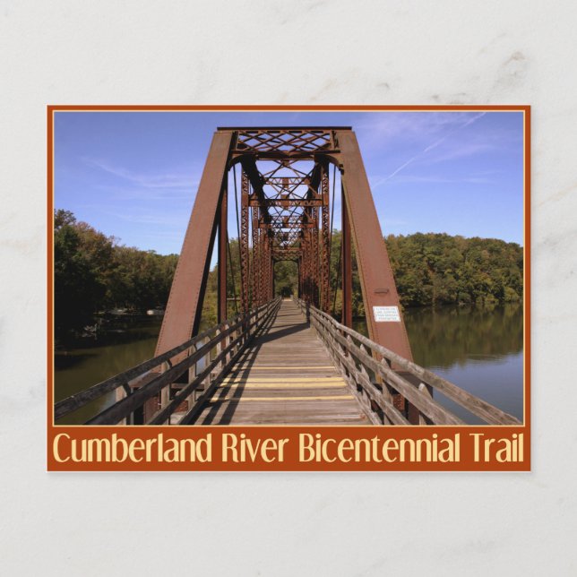 Postal Puente de Senderos del Bicentenario del Río Cumber (Anverso)