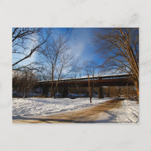 Postal Puente de sueños en invierno, Brinkhaven, Ohio