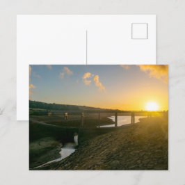 Postal Puente de Sunrise Over Baitings - Profundidad expu
