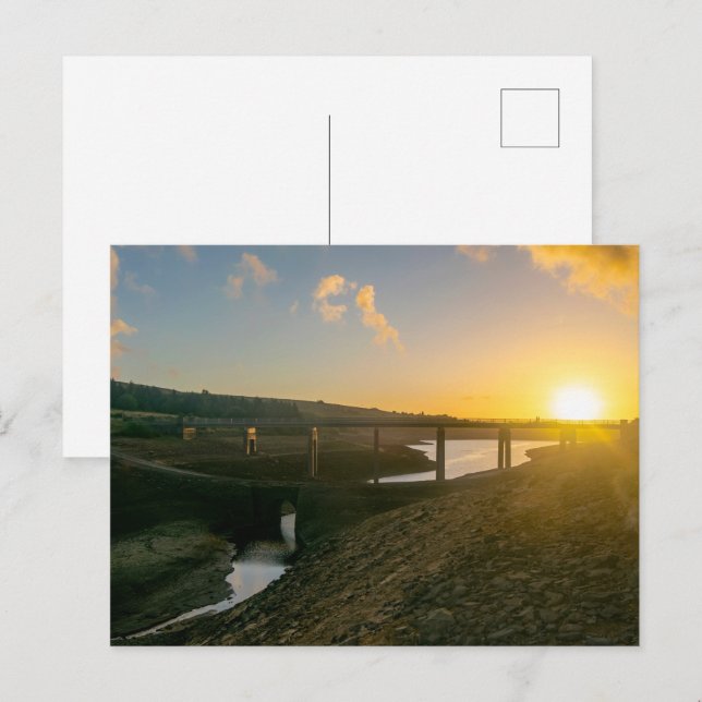 Postal Puente de Sunrise Over Baitings - Profundidad expu (Anverso / Reverso)
