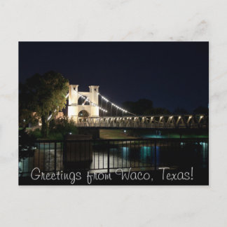 Postal puente de suspensión (con texto)