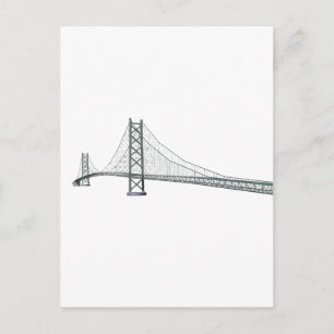Postal Puente de suspensión de Akashi Kaikyo: Puente Pear