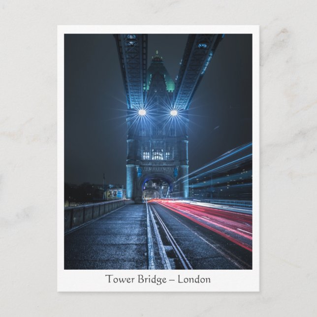 Postal Puente de torre (Anverso)