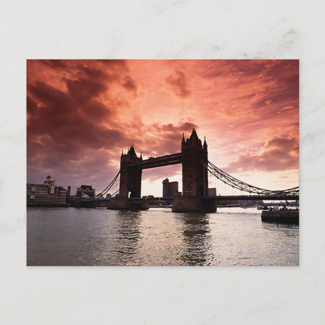 Postal Puente de torre (Anverso)