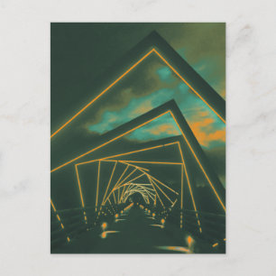 Postal puente de traza de tortuga alta