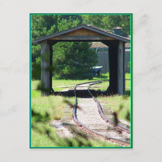 Postal puente de tren (Anverso)