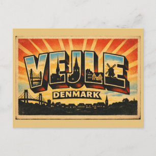 Postal Puente de Vejle Dinamarca