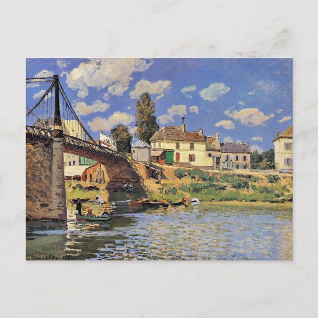 Postal Puente de Villeneuve la Garenne (Anverso)
