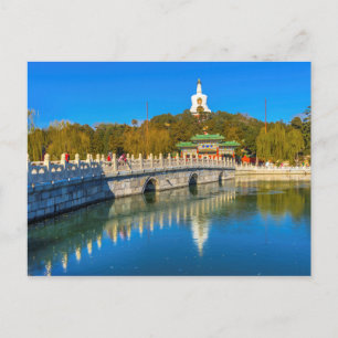 Postal Puente de Yongan   White Stupa