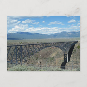 Postal Puente del desfiladero de Río Grande