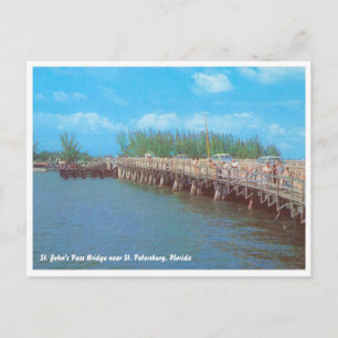 Postal Puente del paso de San Juan, en la Florida